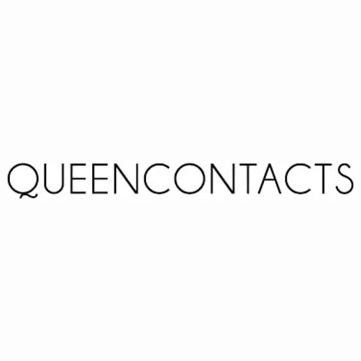 queencontacts brand logo for queencontacts.com