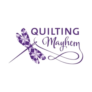quiltingmayhem brand logo for quiltingmayhem.com