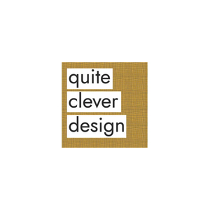 quitecleverdesign brand logo for quitecleverdesign.com