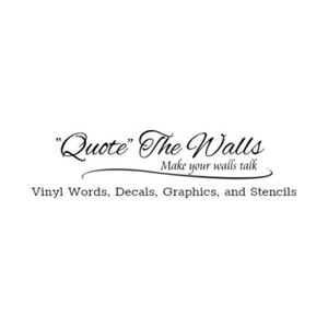 quotethewalls brand logo for quotethewalls.com