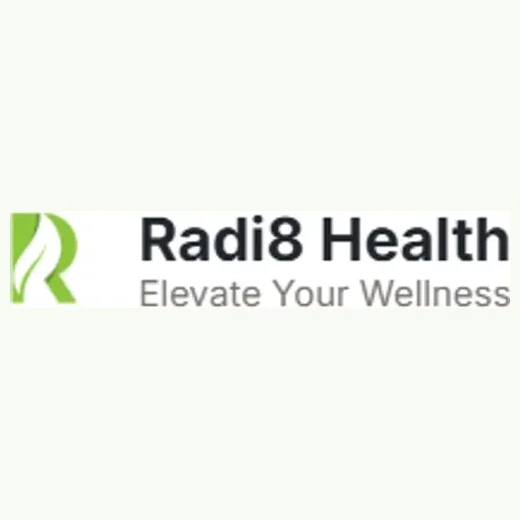 radi8health brand logo for radi8health.com