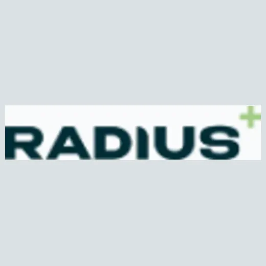 radiusplus brand logo for radiusplus.com