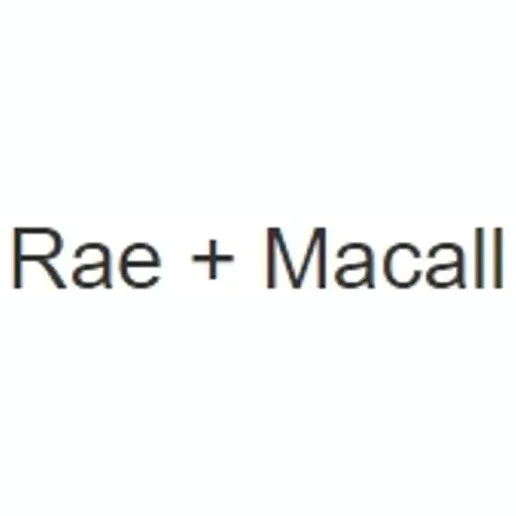 rae-macall brand logo for rae-macall.com