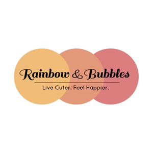 rainbowandbubbles brand logo for rainbowandbubbles.com