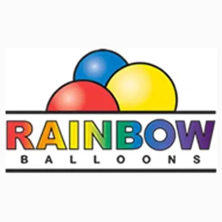 rainbowballoons brand logo for rainbowballoons.com