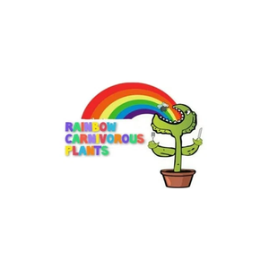 rainbowcarnivorousplants brand logo for rainbowcarnivorousplants.com