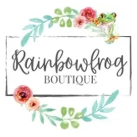 rainbowfrogboutique brand logo for rainbowfrogboutique.com