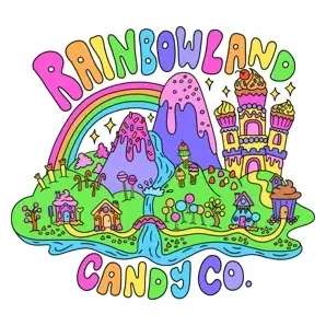 rainbowlandcandyco brand logo for rainbowlandcandyco.com