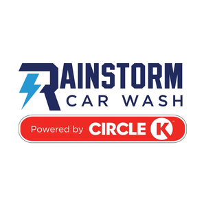 rainstormcarwash brand logo for rainstormcarwash.com