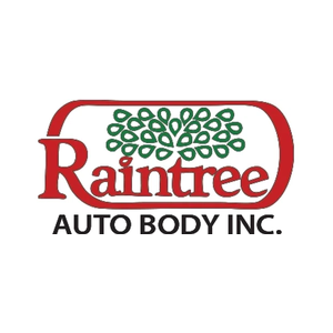 raintreeautobody brand logo for raintreeautobody.com