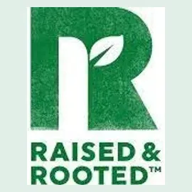 raisedandrooted brand logo for raisedandrooted.com