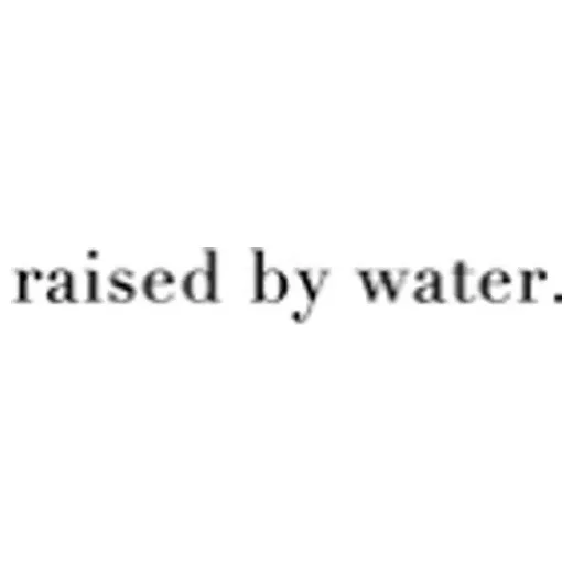 raisedbywater brand logo for raisedbywater.com
