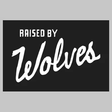 raisedbywolves brand logo for raisedbywolves.us