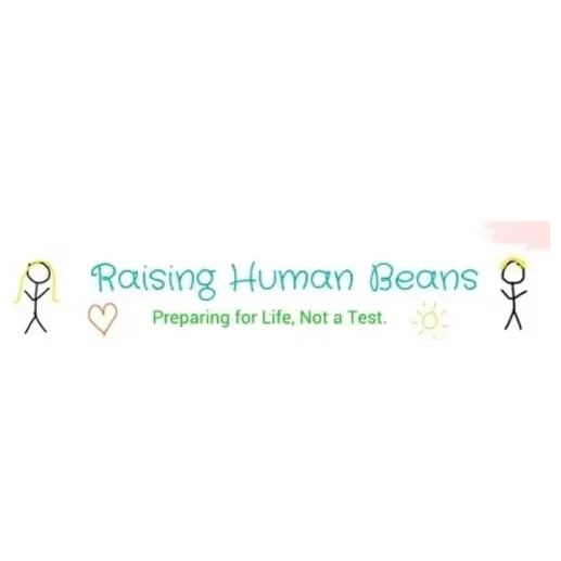 raisinghumanbeans brand logo for raisinghumanbeans.com