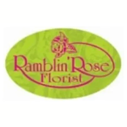 ramblinroseflorist brand logo for ramblinroseflorist.net