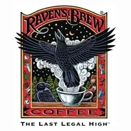 ravensbrewcoffee brand logo for ravensbrewcoffee.com