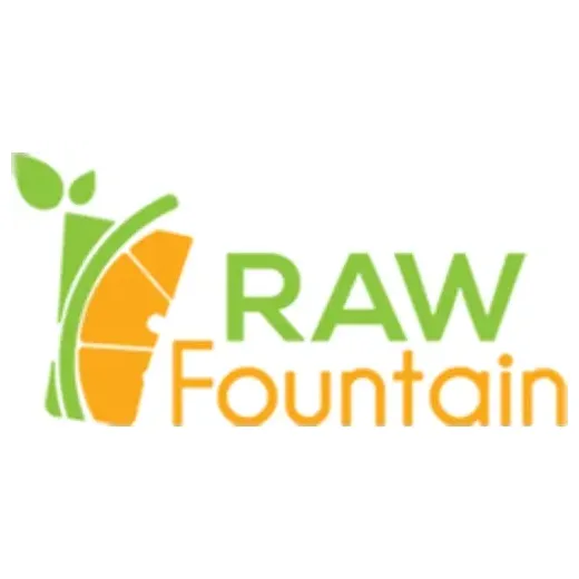 rawfountainjuice brand logo for rawfountainjuice.com