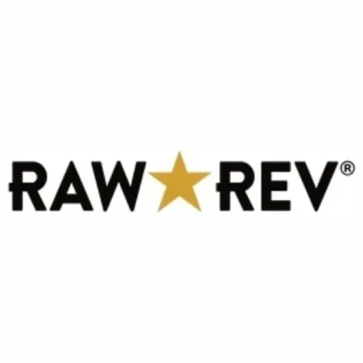 rawrev brand logo for rawrev.com