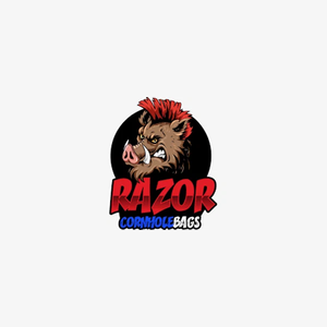 razorcornhole brand logo for razorcornhole.com