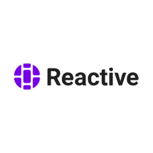 reactive brand logo for reactive.live