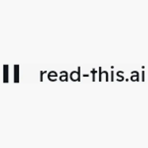 read-this brand logo for read-this.ai