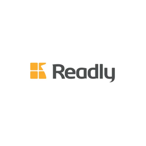 Readly brand logo for au.readly.com