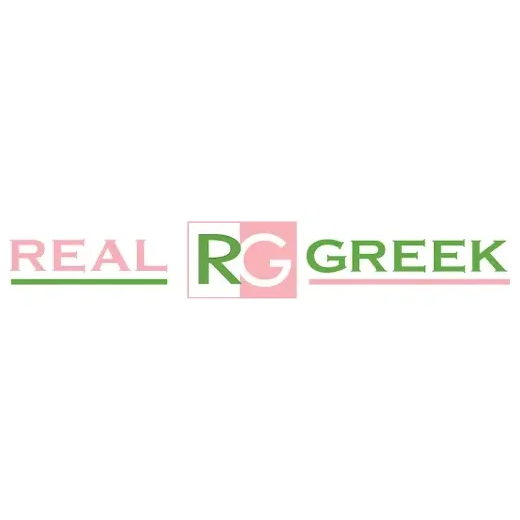 realgreek brand logo for realgreek.com