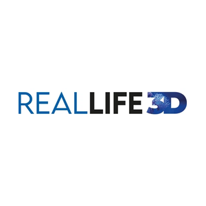 reallife3d brand logo for reallife3d.com