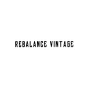 Rebalance Vintage brand logo for rebalancevintage.com