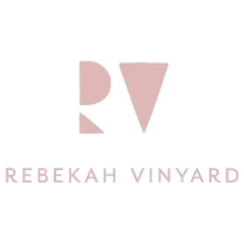 rebekahvinyard brand logo for rebekahvinyard.com