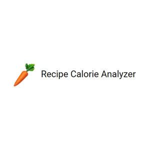recipecalorieanalyzer brand logo for recipecalorieanalyzer.com