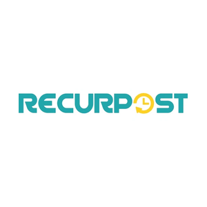 recurpost brand logo for recurpost.com