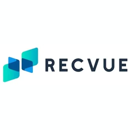 recvue brand logo for recvue.com