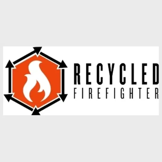 recycledfirefighter brand logo for recycledfirefighter.com