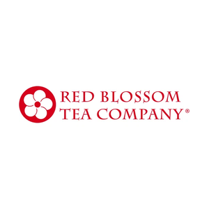 redblossomtea brand logo for redblossomtea.com
