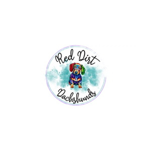 reddirtdachshunds brand logo for reddirtdachshunds.com
