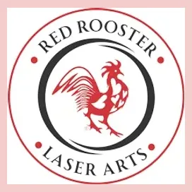 redroosterlaserarts brand logo for redroosterlaserarts.com