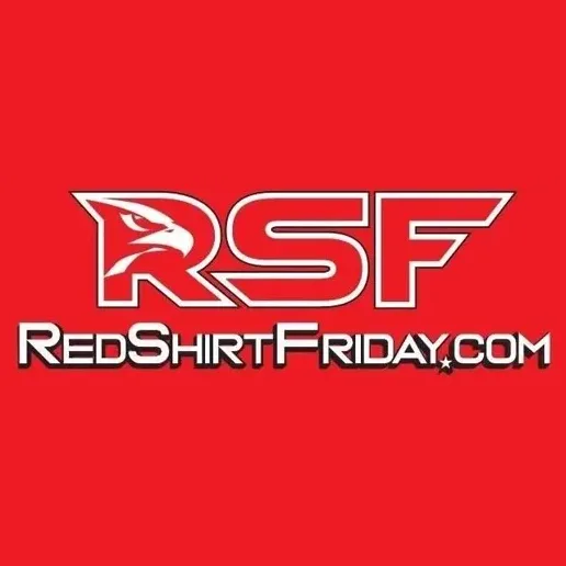 redshirtfriday brand logo for redshirtfriday.com