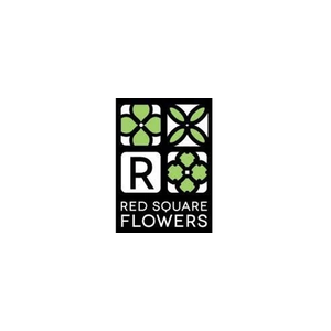 redsquareflowers brand logo for redsquareflowers.com