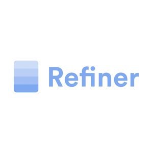 refiner brand logo for refiner.io
