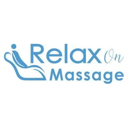 relaxonmassage brand logo for relaxonmassage.com
