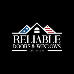 reliabledoorsandwindows brand logo for reliabledoorsandwindows.com