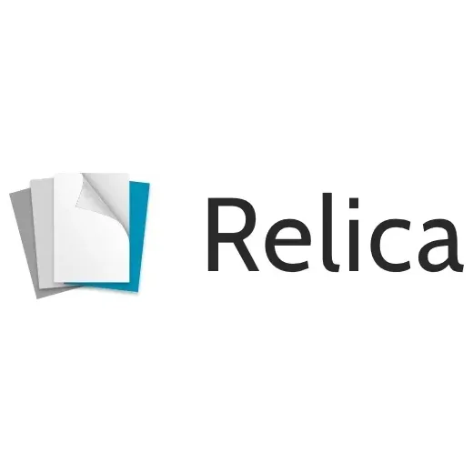 relicabackup brand logo for relicabackup.com