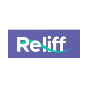 reliff brand logo for reliff.com