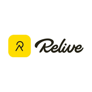 relive brand logo for relive.cc