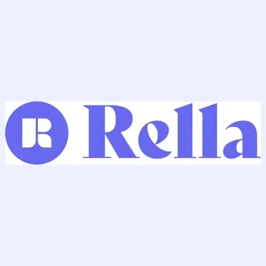 Rella brand logo for getrella.com