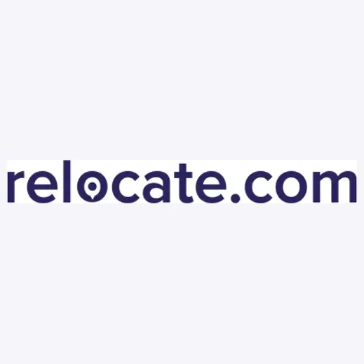 relocate brand logo for relocate.com