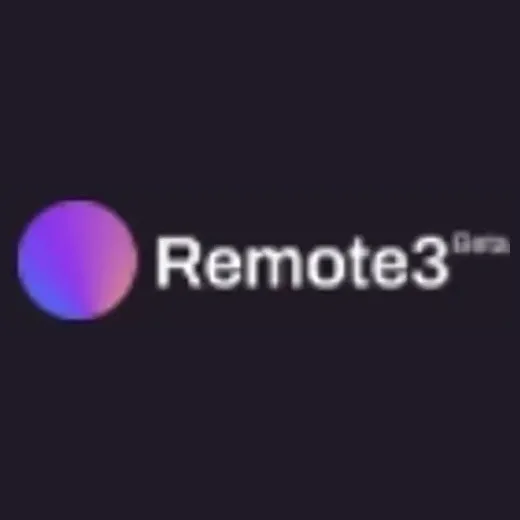 remote3 brand logo for remote3.co