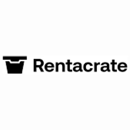 rentacrate brand logo for rentacrate.com