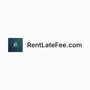 rentlatefee brand logo for rentlatefee.com